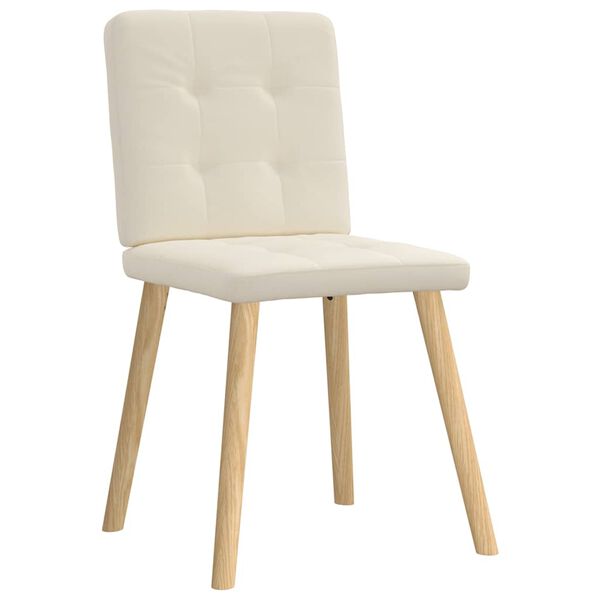 vidaXL Eetkamerstoelen 4 st linnen