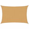 vidaXL Zonnezeil 160 g/m&sup2; rechthoekig 2x2,5 m HDPE zandkleurig