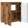 vidaXL Badkamermeubelset met lade 3 pcs Oud Hout Bewerkt hout & Metaal