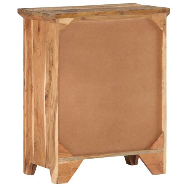 vidaXL Dressoir 60x33x75 cm massief acaciahout en gerecycled hout