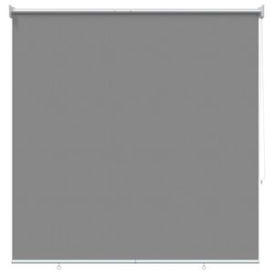vidaXL Buitenrolgordijn UV-bescherming Lichtgrijs 100 x 230 cm (B x H)