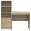 vidaXL Bureau met lade 2 pcs Sonoma Eiken