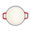 Livoo Braadpan rond 4 L 24 cm rood