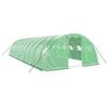 vidaXL Tuinkas met stalen frame 40 m&sup2; 10x4x2 m groen