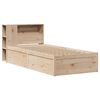 vidaXL Bedframe zonder matras massief grenenhout 100x200 cm