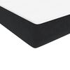 vidaXL Boxspring met matras fluweel zwart 180x210 cm