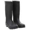 vidaXL Regenlaarzen maat 44 PVC zwart