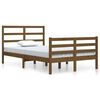 vidaXL Bedframe massief grenenhout honingbruin 120x200 cm