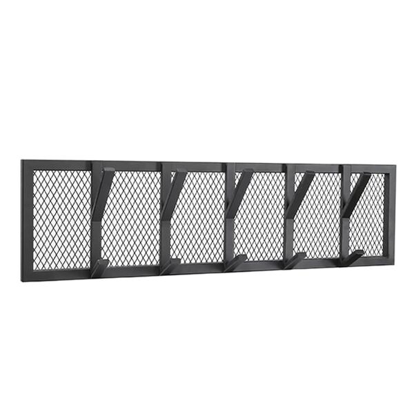 LABEL51 Kapstok Gruff L 80x9x22 cm zwart