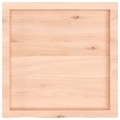 vidaXL Wandschap 60x60x(2-6) cm onbehandeld massief eikenhout