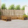 vidaXL Sofa-Sets 9 pcs Naturel Massief Acaciahout