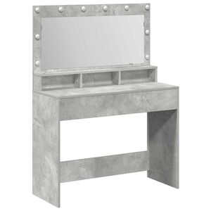 vidaXL Plafondtafel Beton Grijs 100 x 41 x 135 cm Bewerkt hout