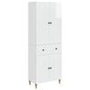 vidaXL Kastenset 2 pcs 66 x 34,5 x 90 cm Bewerkt hout