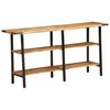 vidaXL Wandtafel 140x35x70 cm massief mangohout