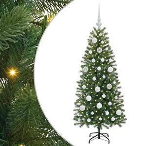 vidaXL Kunstkerstboom Groen 120 cm PE en PVC