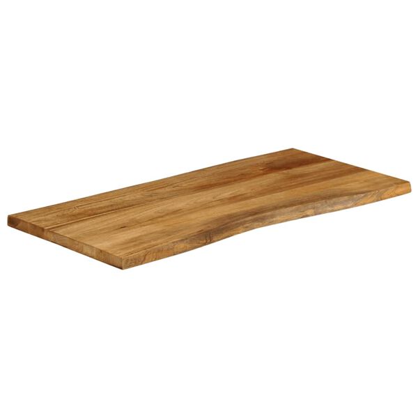 vidaXL Tafelblad met natuurlijke rand 100x60x2,5 cm massief mangohout