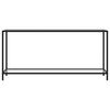 vidaXL Wandtafel 160x35x75 cm gehard glas transparant