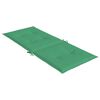 vidaXL Tuinstoelkussens 4 st hoge rug 120x50x3 cm stof groen