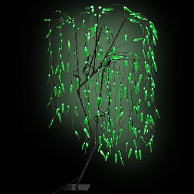 vidaXL Kerstboom LED groen licht wilg 150 cm