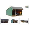 Kids Globe Boerderijschuur voor tractoren klein 1:32 hout 610192