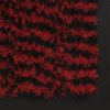 vidaXL Deurmat getuft 60x180 cm rood
