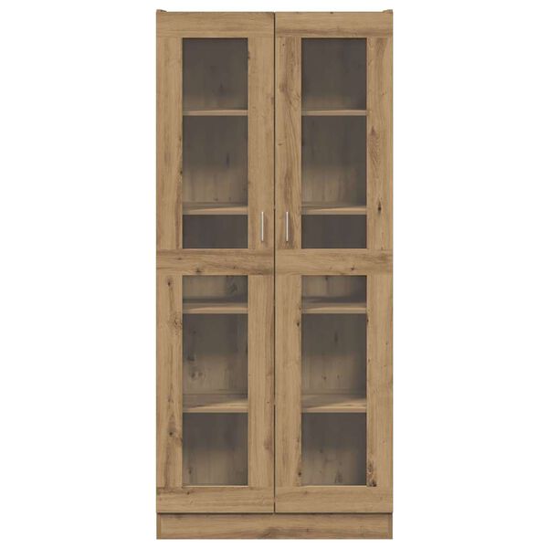 vidaXL Hoge kast 82,5x30,5x185 cm bewerkt hout artisanaal eikenkleur