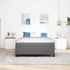 vidaXL Bedframe met matras Lichtgrijs 140 x 190 cm Stof