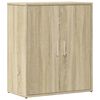 vidaXL Dressoirs 2 st 60x31x70 cm bewerkt hout sonoma eikenkleurig