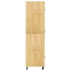 vidaXL Kast SKI HoningBruin 60 x 32 x 40 cm Massief grenenhout