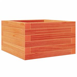 vidaXL Plantenbak 40x40x23 cm massief grenenhout wasbruin