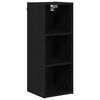 vidaXL Hangkast Zwart Eiken 30 x 29,5 x 80 cm Bewerkt hout