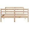 vidaXL Bedframe met hoofdbord massief grenenhout 140x190 cm