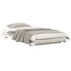 vidaXL Bedframe Wit 90 x 220 cm Massief grenenhout