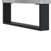 vidaXL Platenkast 121x38x48 cm bewerkt hout betongrijs