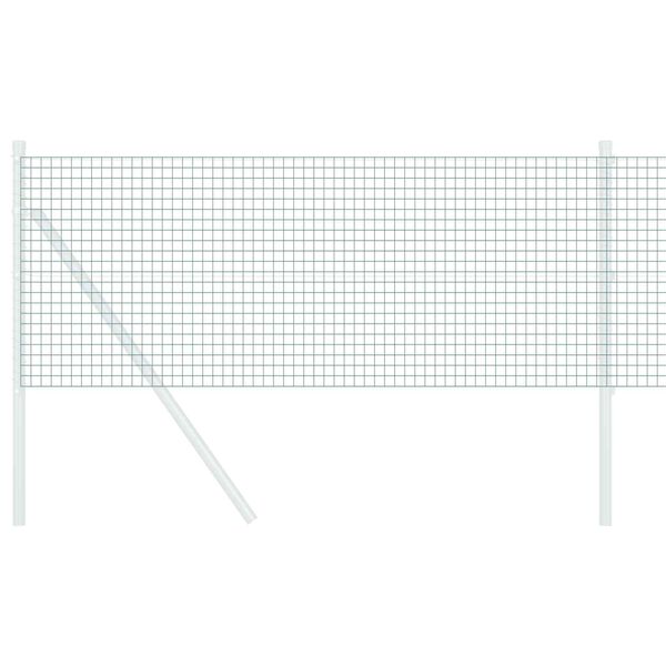 vidaXL Gelaste draadhek Groen 0.8 x 25 m