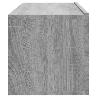 vidaXL Tv-wandmeubels 2 st 100x30x30 cm hout grijs sonoma eikenkleurig