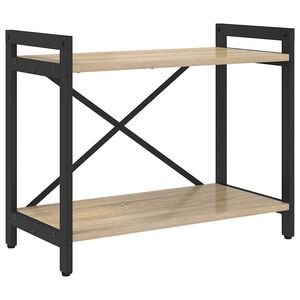 vidaXL Boekenkast 60 x 30 x 50 cm Bewerkt hout Sonoma Eiken