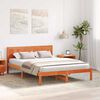 vidaXL Bedframe Bruin 150 x 200 cm Massief grenenhout