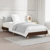 vidaXL Bedframe zonder matras bewerkt hout bruin eikenkleur 75x190 cm