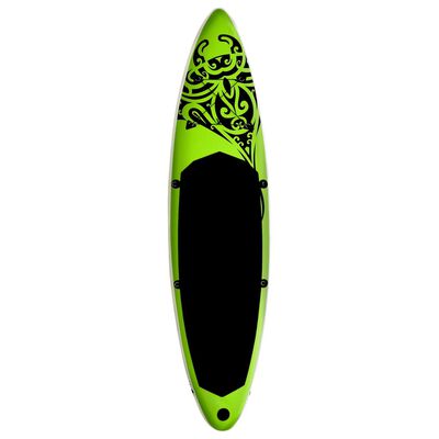 vidaXL Stand Up Paddleboardset opblaasbaar 305x76x15 cm groen