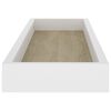 vidaXL Wandschappen 4 st Loggia 60x15x4 cm MDF eikenkleurig en wit