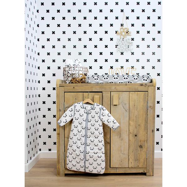 Noordwand Behang Fabulous World Cross wit en zwart