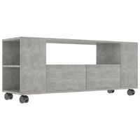 vidaXL Tv-meubel 120x35x48 cm bewerkt hout betongrijs