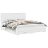 vidaXL Bedframe met lade met hoofdeinde Wit 180 x 200 cm Bewerkt hout