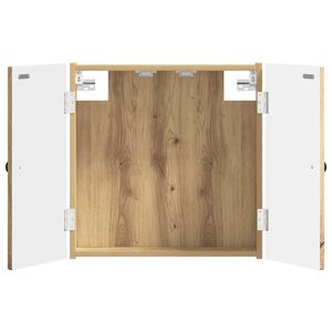 vidaXL Dartbord Kabinet EDE Artisanaal eiken 52,5 x 10,5 x 53,5 cm