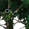 vidaXL Kunstkerstboom met 300 LED met standaard Groen 240 cm PE en PVC