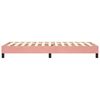vidaXL Boxspring bed fluweel roze 90x190 cm