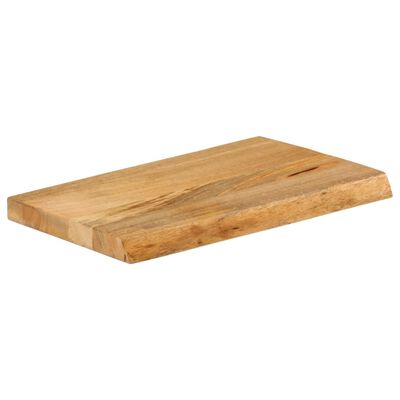 vidaXL Tafelblad met natuurlijke rand 50x40x3,8 cm massief mangohout