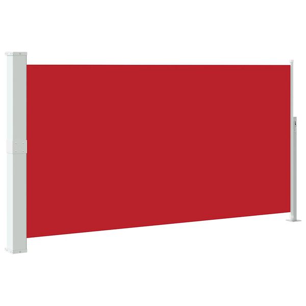 vidaXL Wind-/zonnescherm uittrekbaar 160x300 cm rood