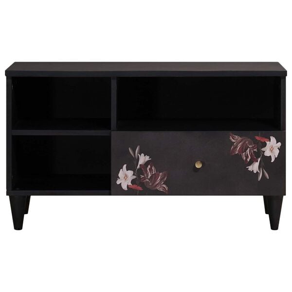 vidaXL Opslagkasten Multikleur 80 x 33,5 x 46 cm Massief Mango Hout